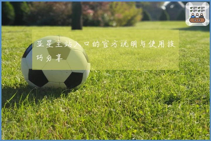 亚星主站入口的官方说明与使用技巧分享